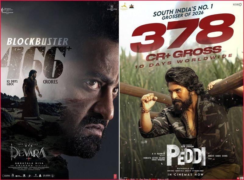 Devara and Peddi 10 days collections