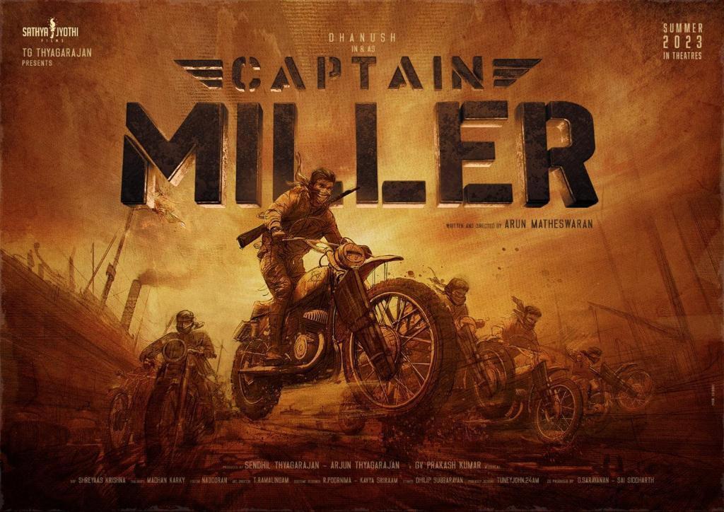 Dhanush Captain Miller Announced