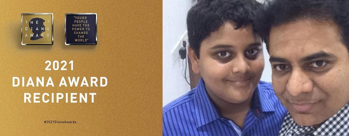 Diana Award goes to KTR son HImanshu
