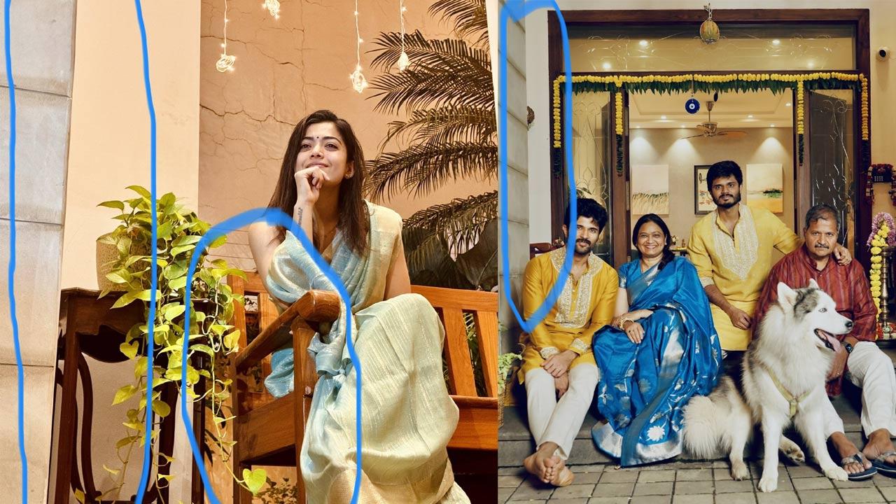 Did Rashmika Celebrate Diwali At Vijay Devarakonda house