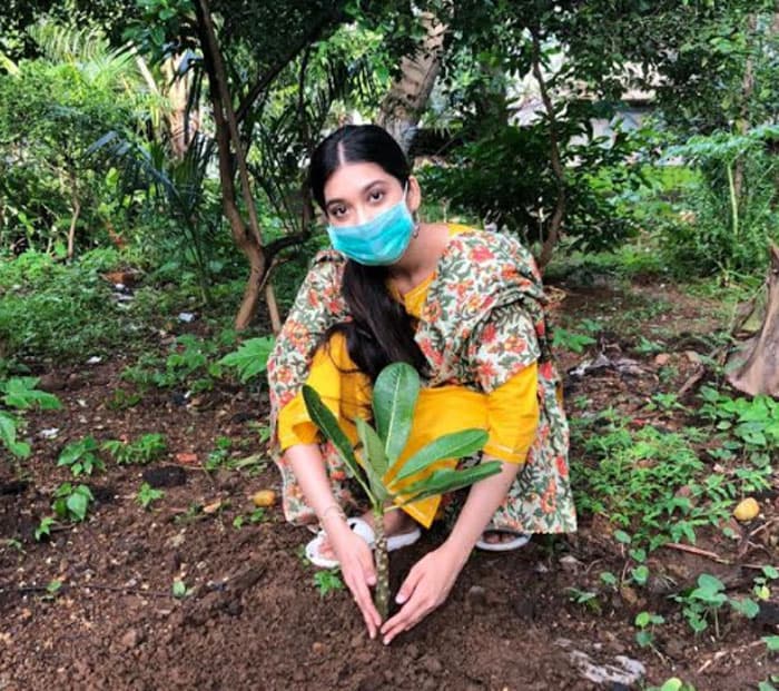 Digangana Suryavanshi Participated in Green India Challenge 