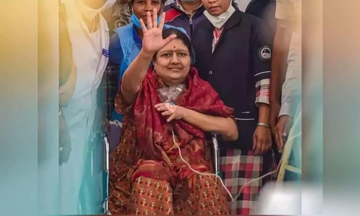 Directly from jail to ICU.