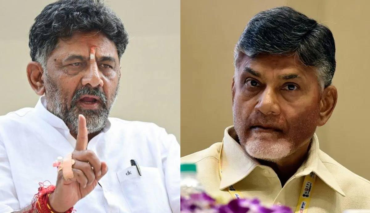 DK Shivakumar who entered the field in the Chandrababu case
