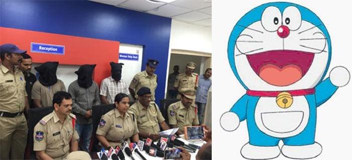 Doraemon helps Hyderabad cops Nab Kidnappers