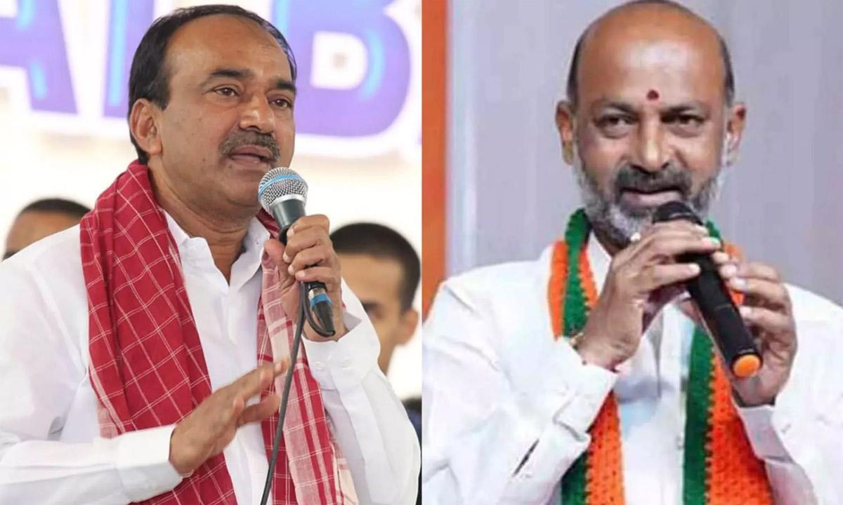 Etala and Bandi Sanjay in BJP Trap