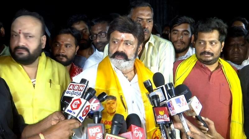 Falling in YCP trap... Balakrishna lost the track!