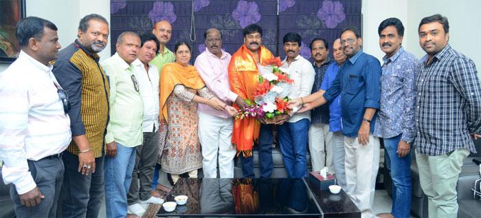 Film Critics Association Meets Mega Star Chiranjeevi