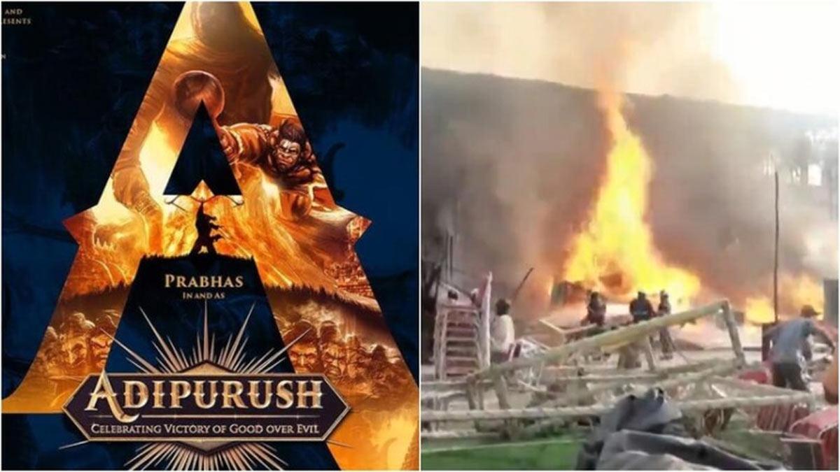 Fire accident on sets of Prabhas Adipurush 