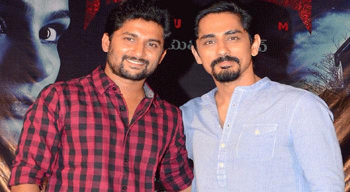 Funny Comments between Nani and Siddharth
