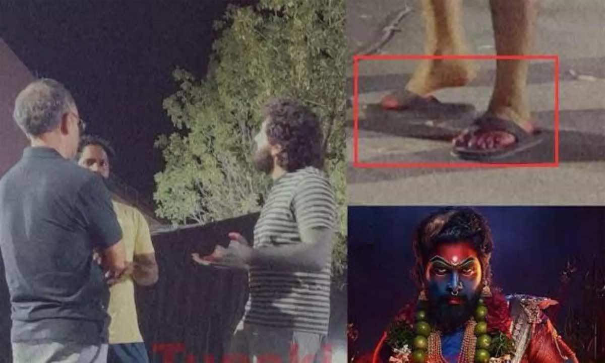 Gangamma Jatara pic leaked from Pushpa 2