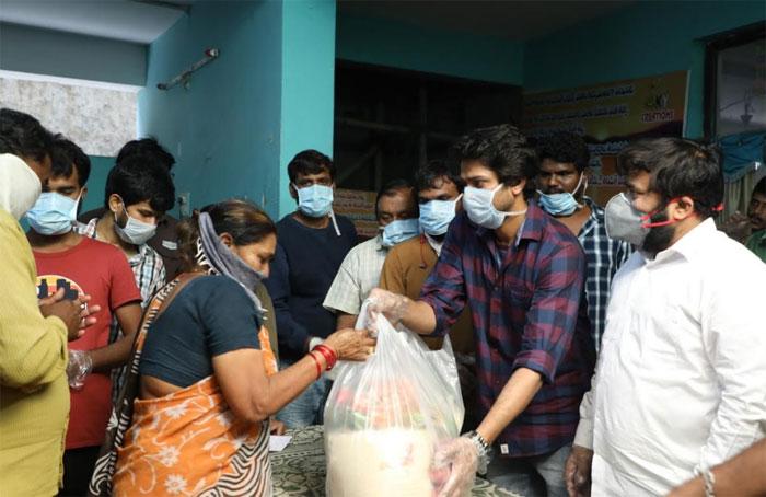 George reddy team helps to cinema workers