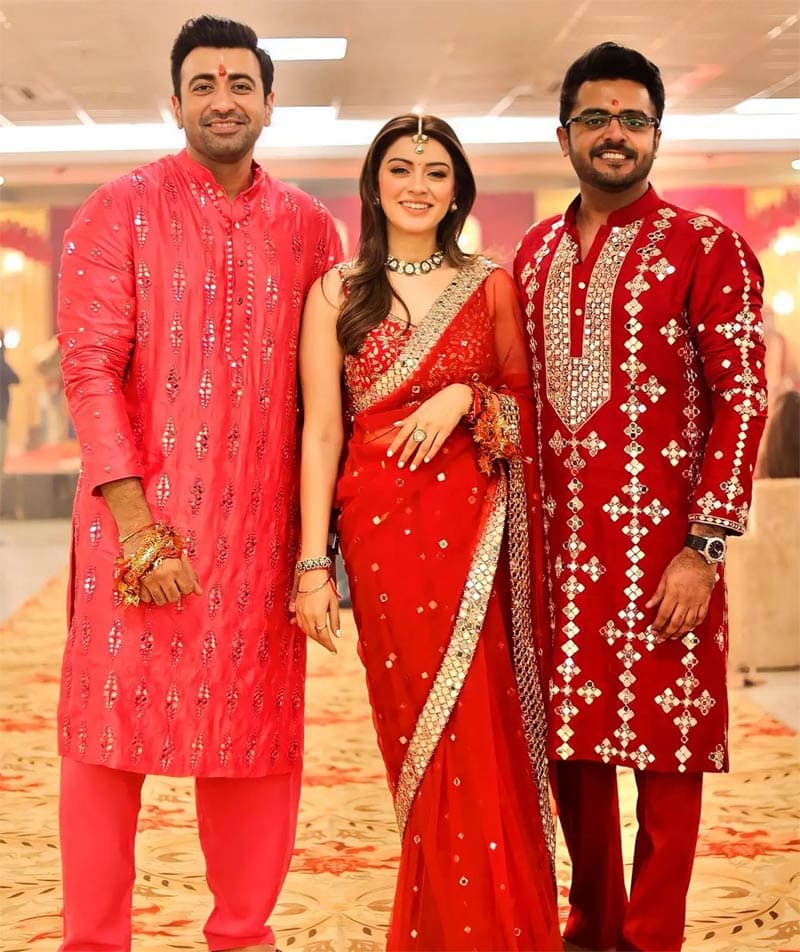 Hansika-Sohael wedding celebrations underway