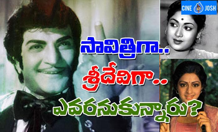 Heroines Set for Savitri and Sridevi Roles in NTR