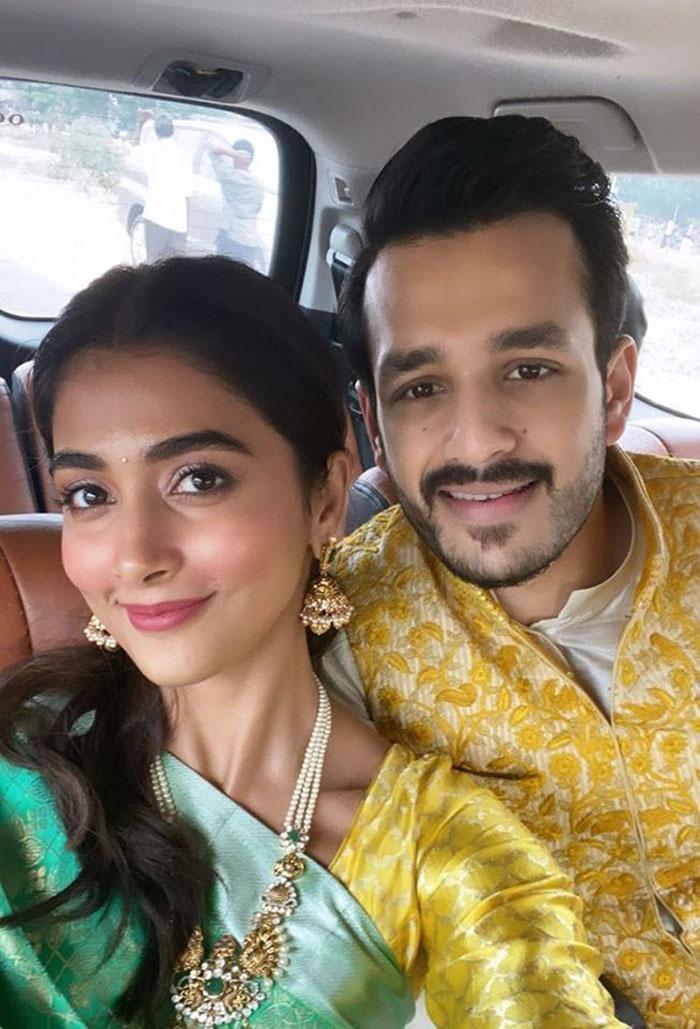 How Is Pooja Hegde With Akhil!