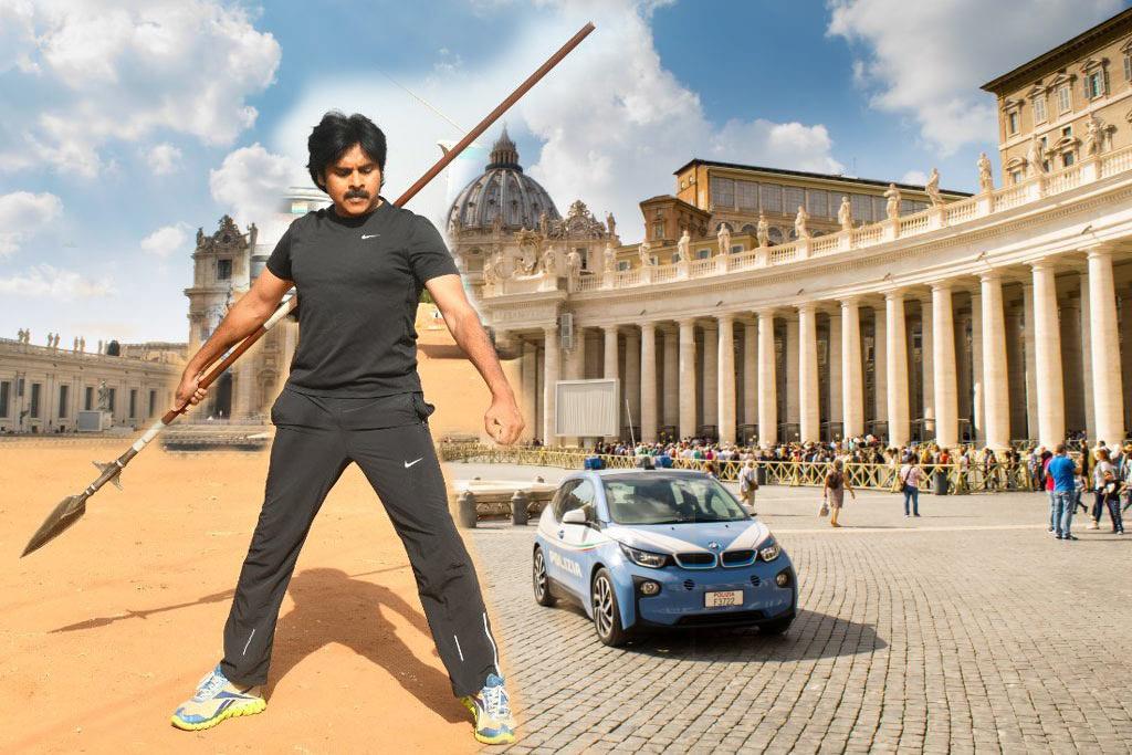 Huge sets worth crores for Pawan