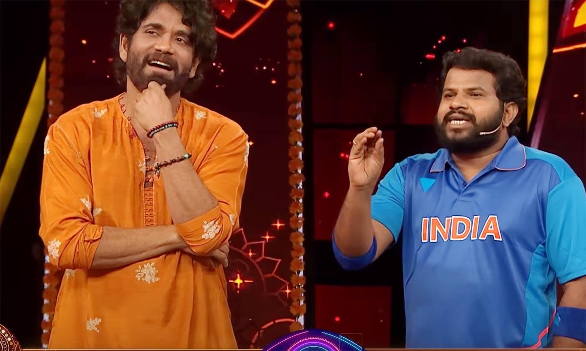 Hyper Aadi at Bigg Boss 7 stage