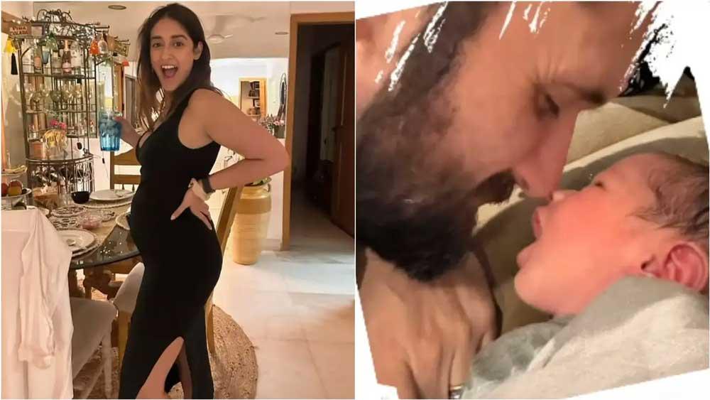 Ileana Drops Newborn Pic With Michael