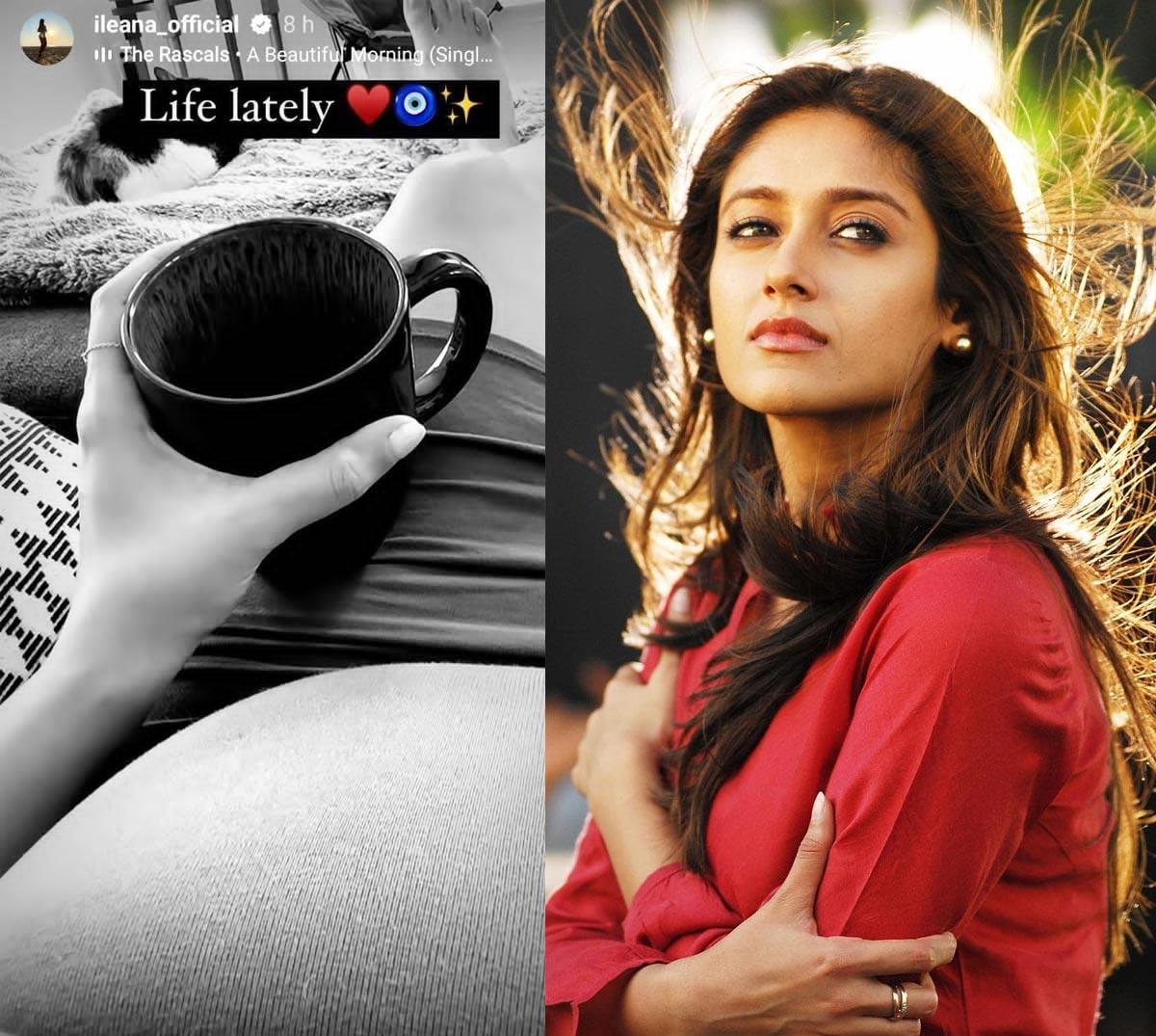 Ileana reveals her baby bump