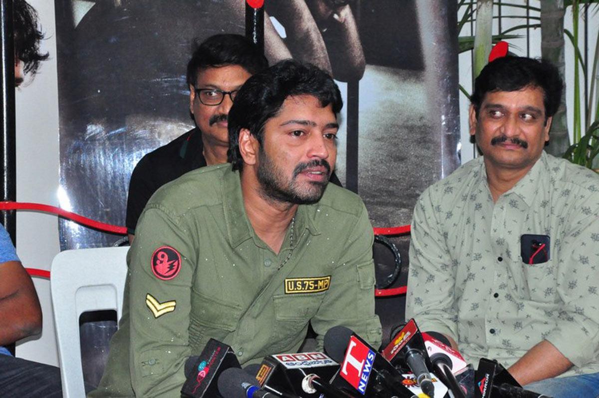 Tears in Allari Naresh eyes