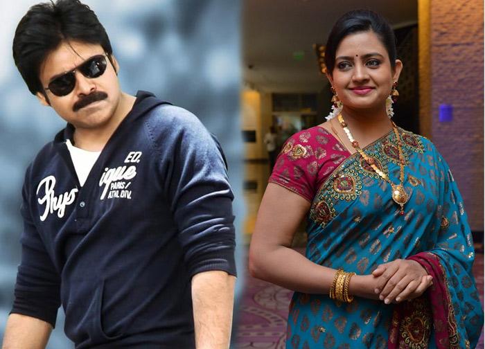 Indraja in Pawan and Trivikram Film