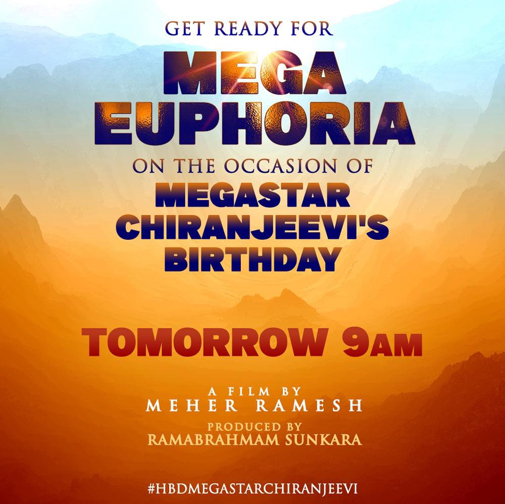 Interesting update on Chiru - Meher Ramesh combo