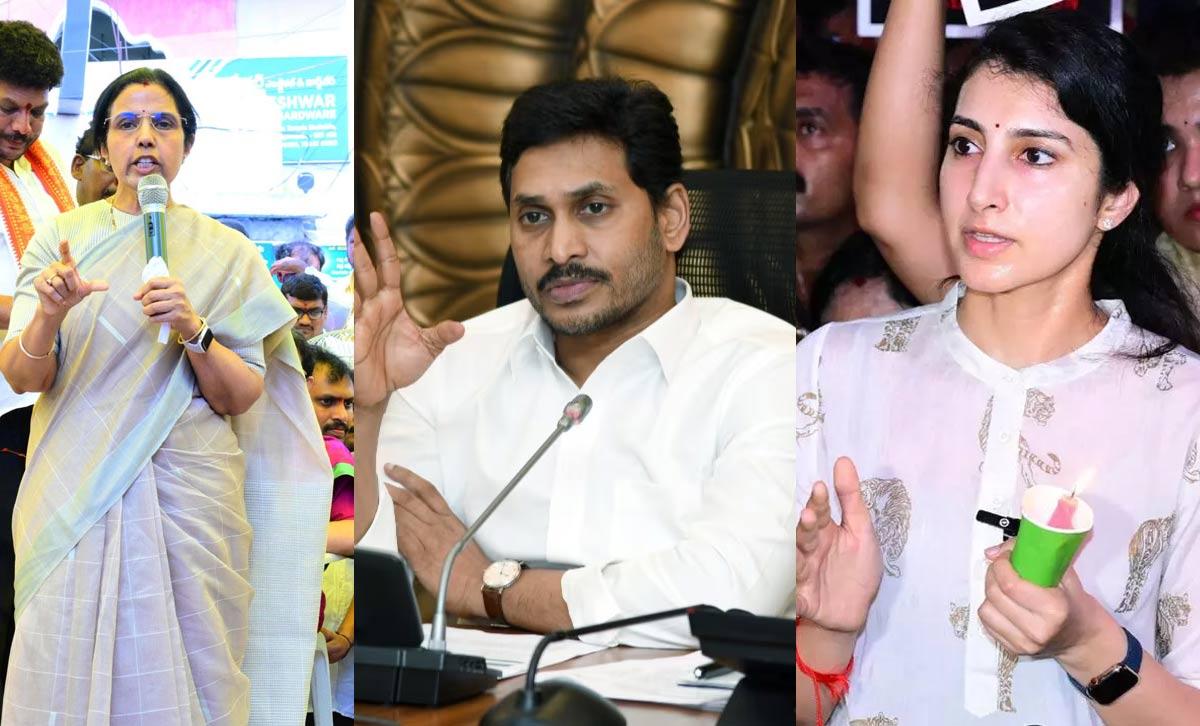 Is Jagan target Bhuvaneshwari and Brahmani?