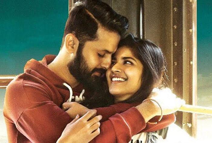 Is Nithin in love with the young actress Megha Akash?
