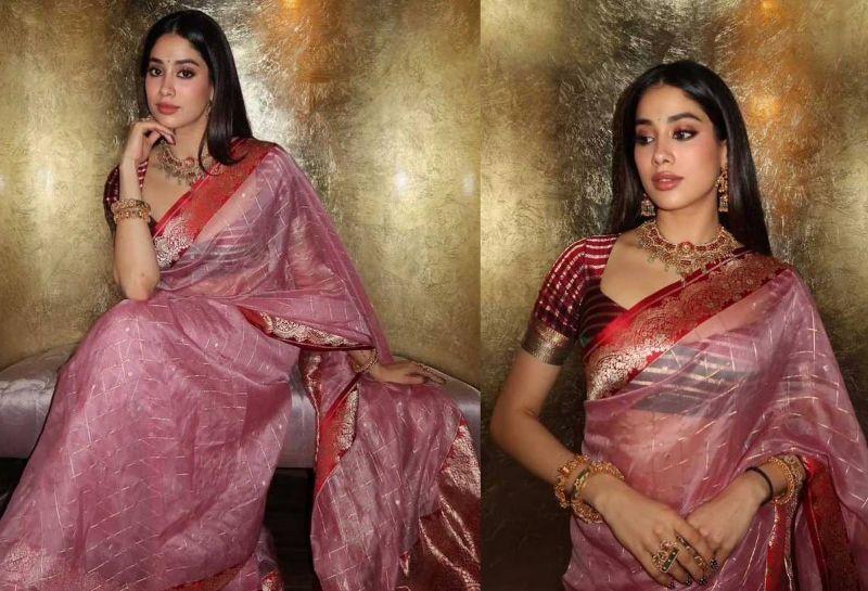 Janhvi Kapoor looks stunning in a traditional look