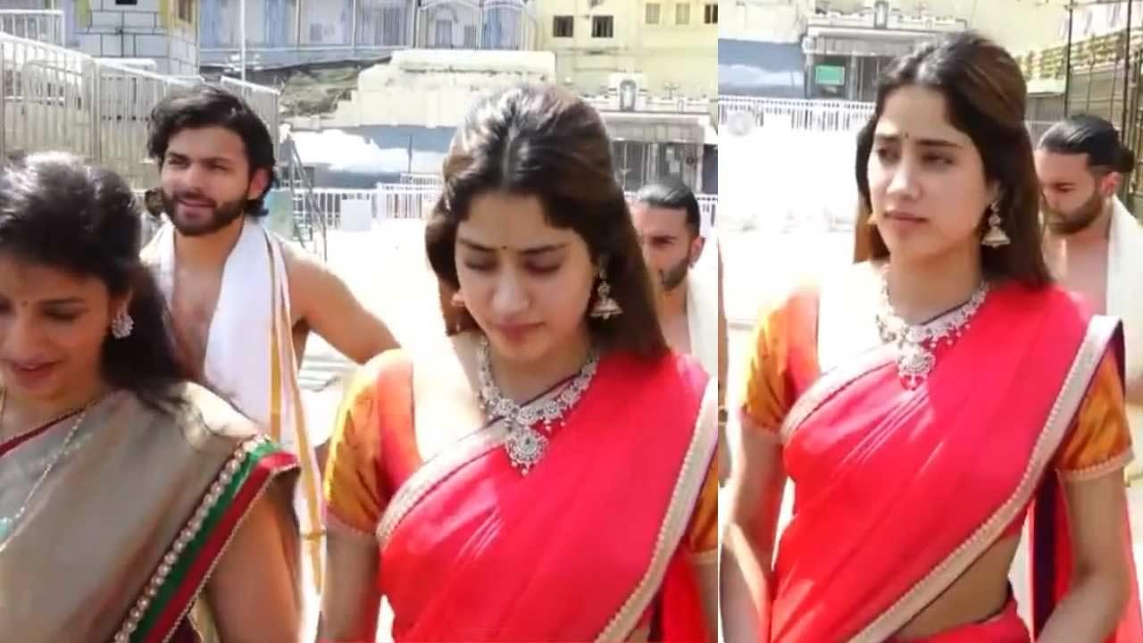 =Janhvi Kapoor at Tirumala Srivari Seva