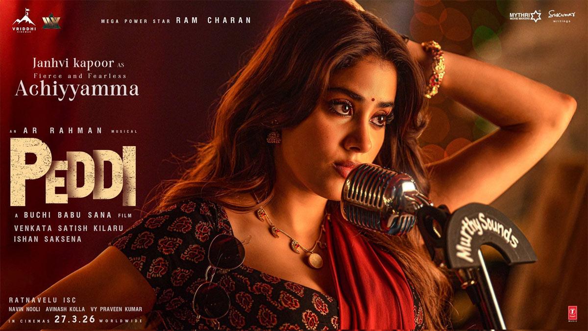 Janhvi Kapoor First Look From Peddi
