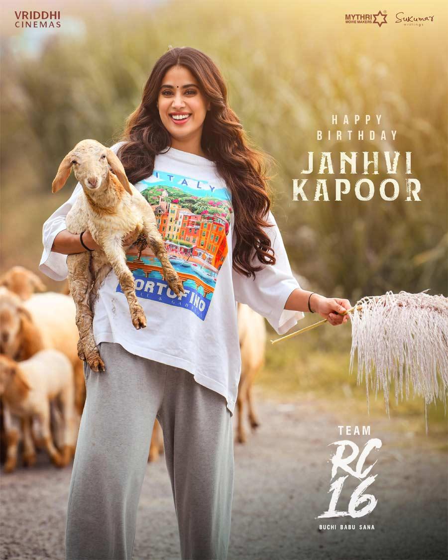 Janhvi Kapoor first look poster from RC 16