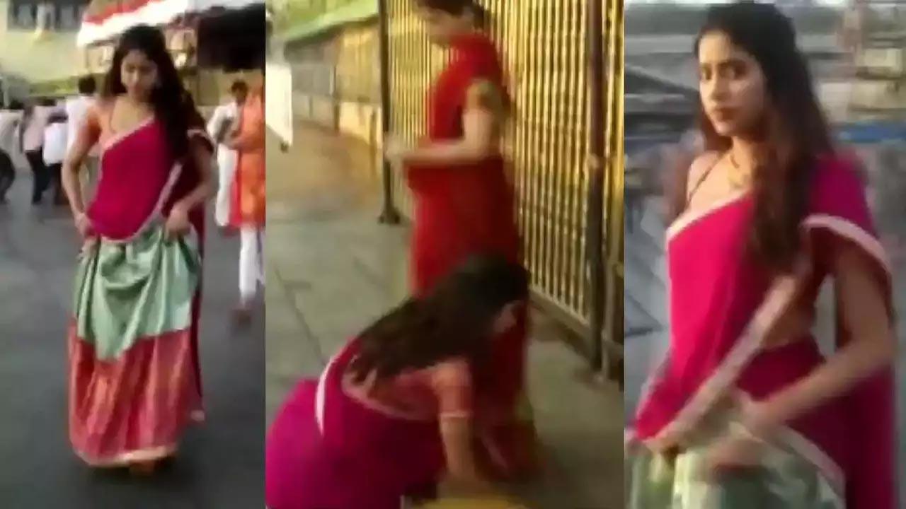 Janhvi Kapoor visits Tirumala 