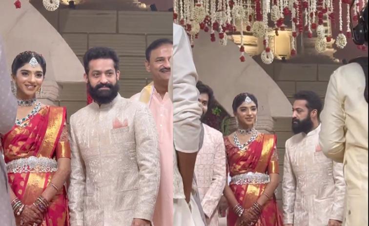 Jr NTR Family at Brother-in-Law Nithiinâ€™s Wedding