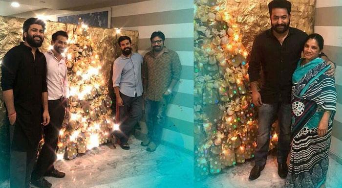 Jr ntr in Ram charan House