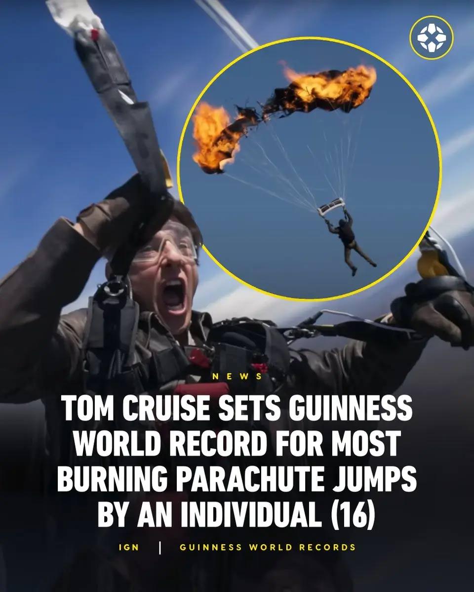 Jumped 16 times with a loaded parachute