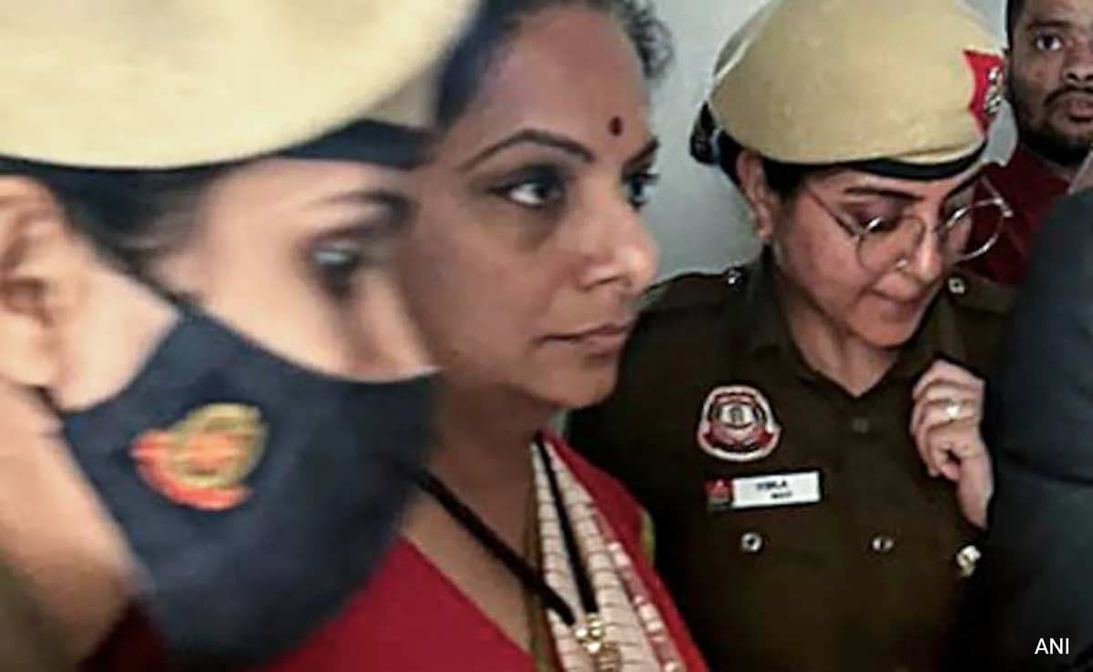 K Kavitha Sent To Jail For 14 Days