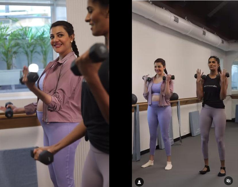 Kajal Agarwal Workout Video viral