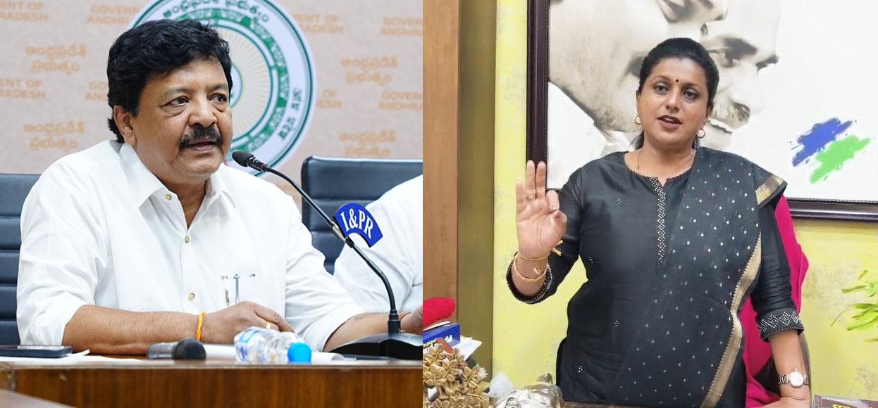 Kandula Durgesh fires on roja