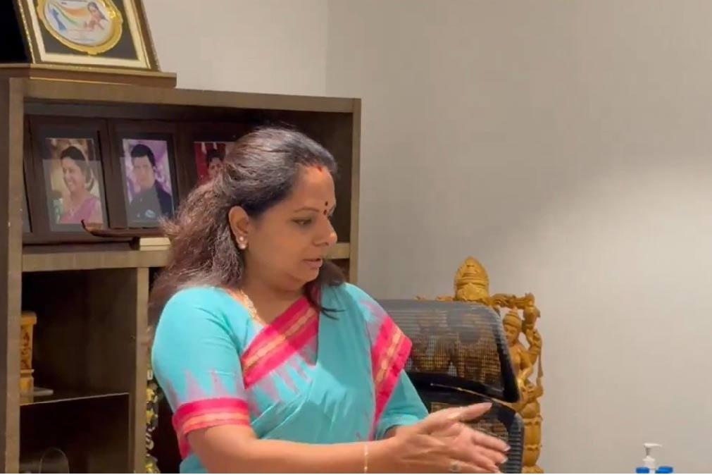 Kavitha Kalvakuntla first on BRS