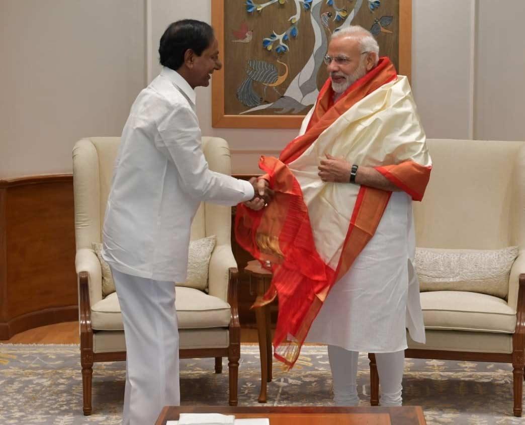 KCR ready to tie up with BJP..?