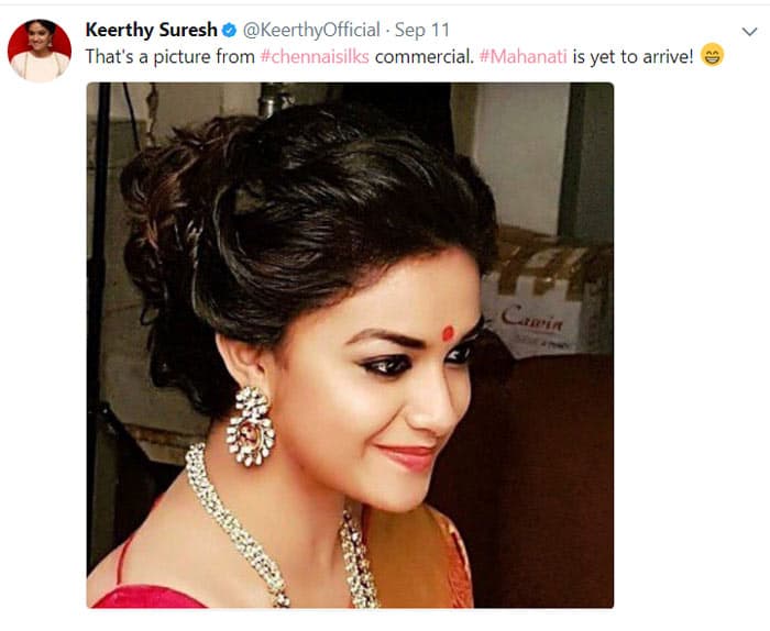 Keerthi Suresh Gave Clarity About Mahanati Savitri Look