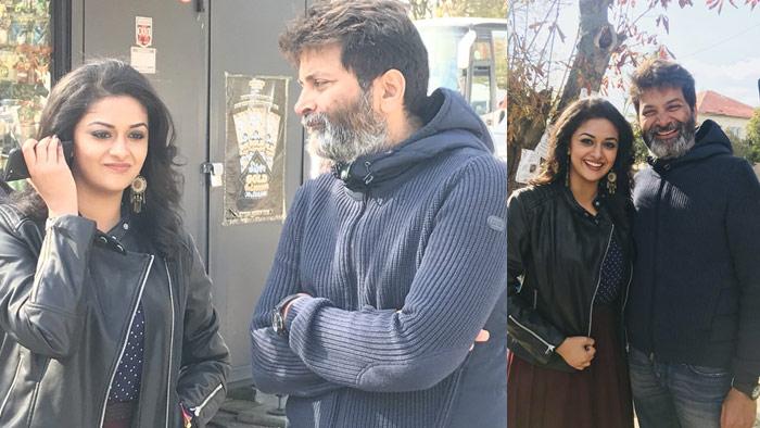 Keerthi Suresh Posted PSPK25 Shooting Spot Photos