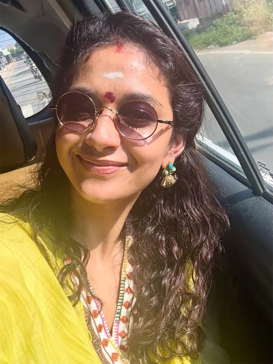 Keerthy Suresh about breakfast