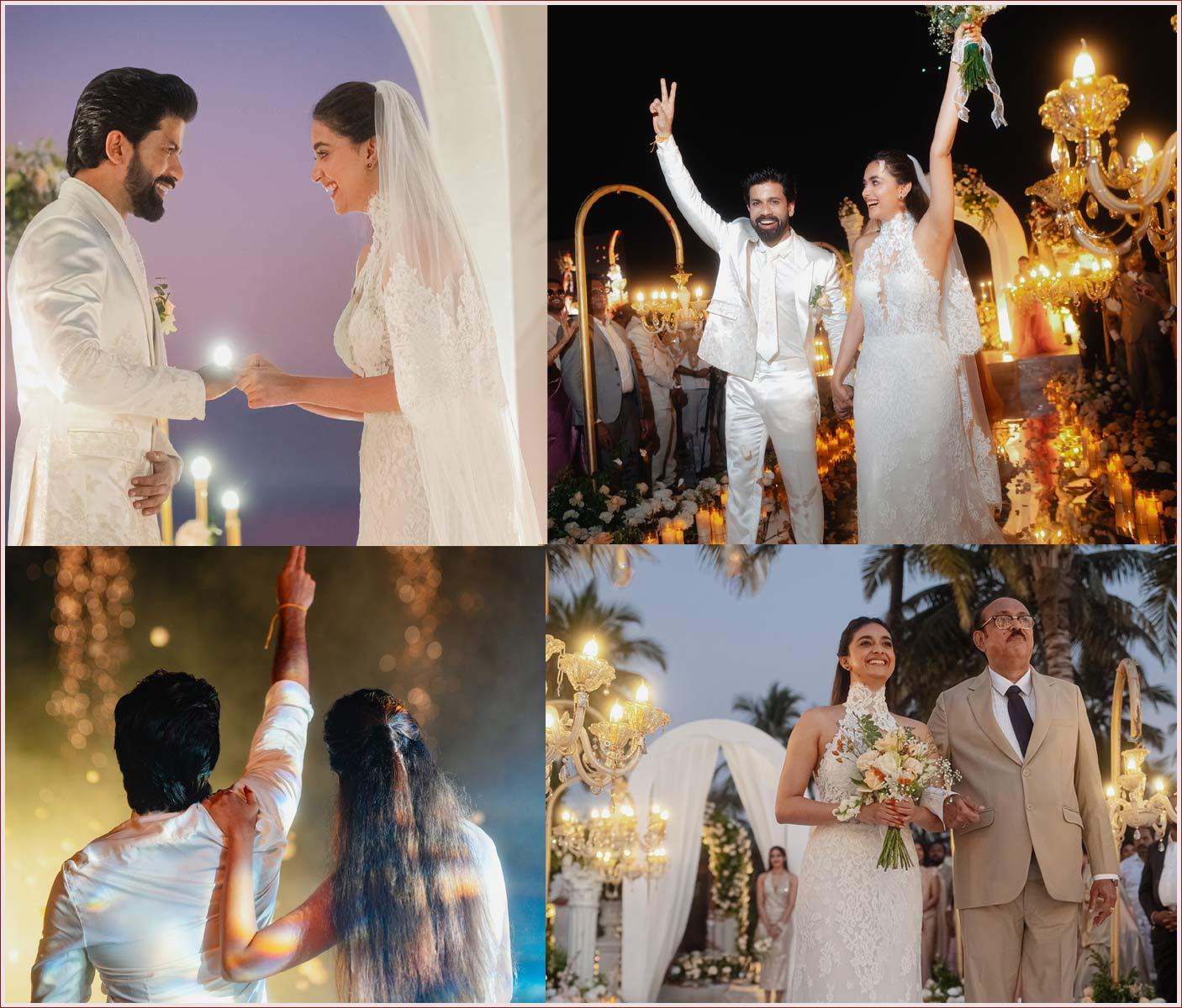 Keerthy Suresh and Antony Thattil Beautiful Christian wedding