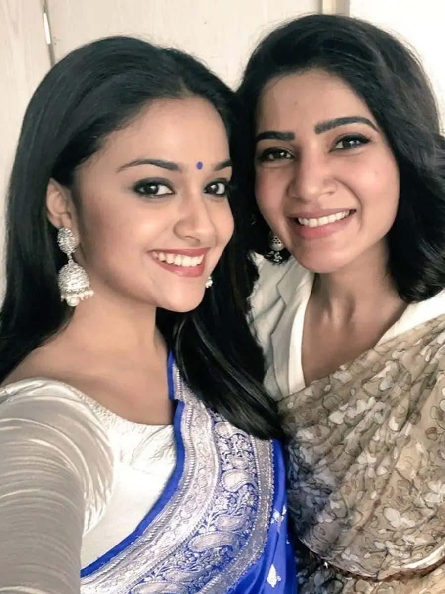 Keerthy Suresh best wishes to Samantha