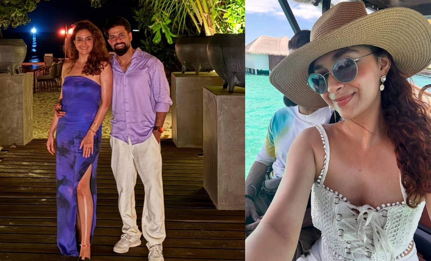 Keerthy Suresh Maldives Diaries with hubby Antony Thattil