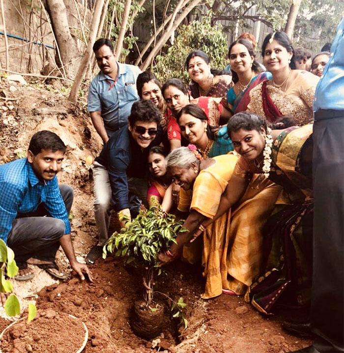 King Nagarjuna Akkineni Accepts Green Challenge