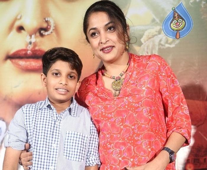  Krishna Vamsi and  Ramya Krishna Son Rithwik at Mathangi Press Meet