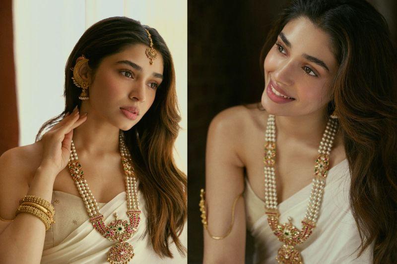 Krithi Shetty Stuns in Elegant Traditional Look