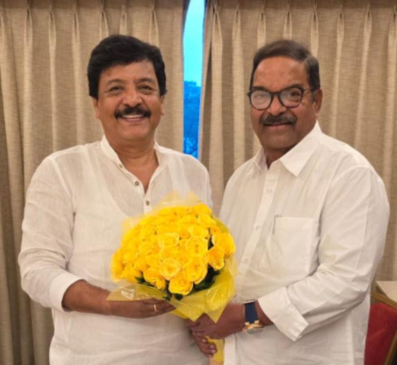 KS Rama Rao met Minister Durgesh